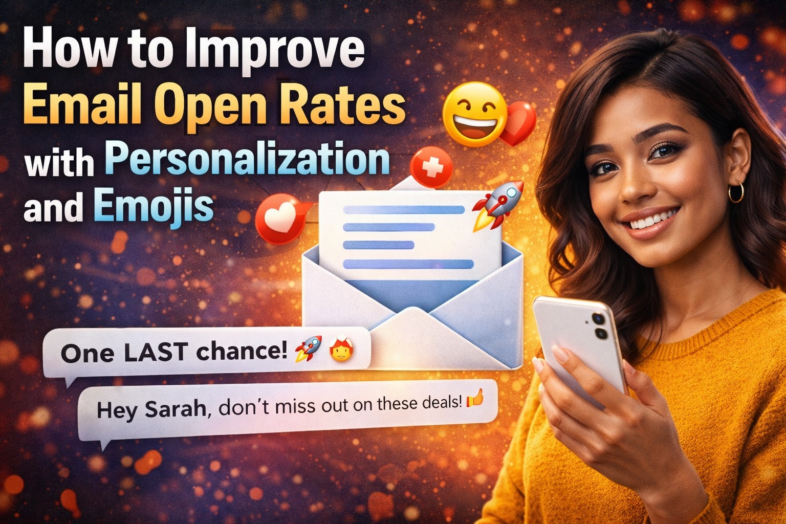 How to Improve Email Open Rates with Personalization and Emojis